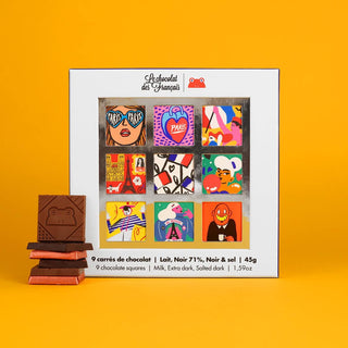 Chocoland 9 Squares Giftset - Grand-Mère