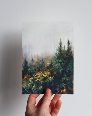 Forest Fog Greeting Card - Grand-Mère