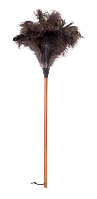 Ostrich Feather Duster with Dark Grip - Grand-Mère