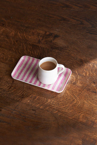 Small Linen Coated Tray - Grand-Mère