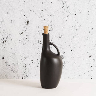 Stoneware Olive Oil Bottle | Canard 34oz - Grand-Mère