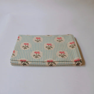 Zara - Hand Block-printed Cotton Table Cloth - Grand-Mère